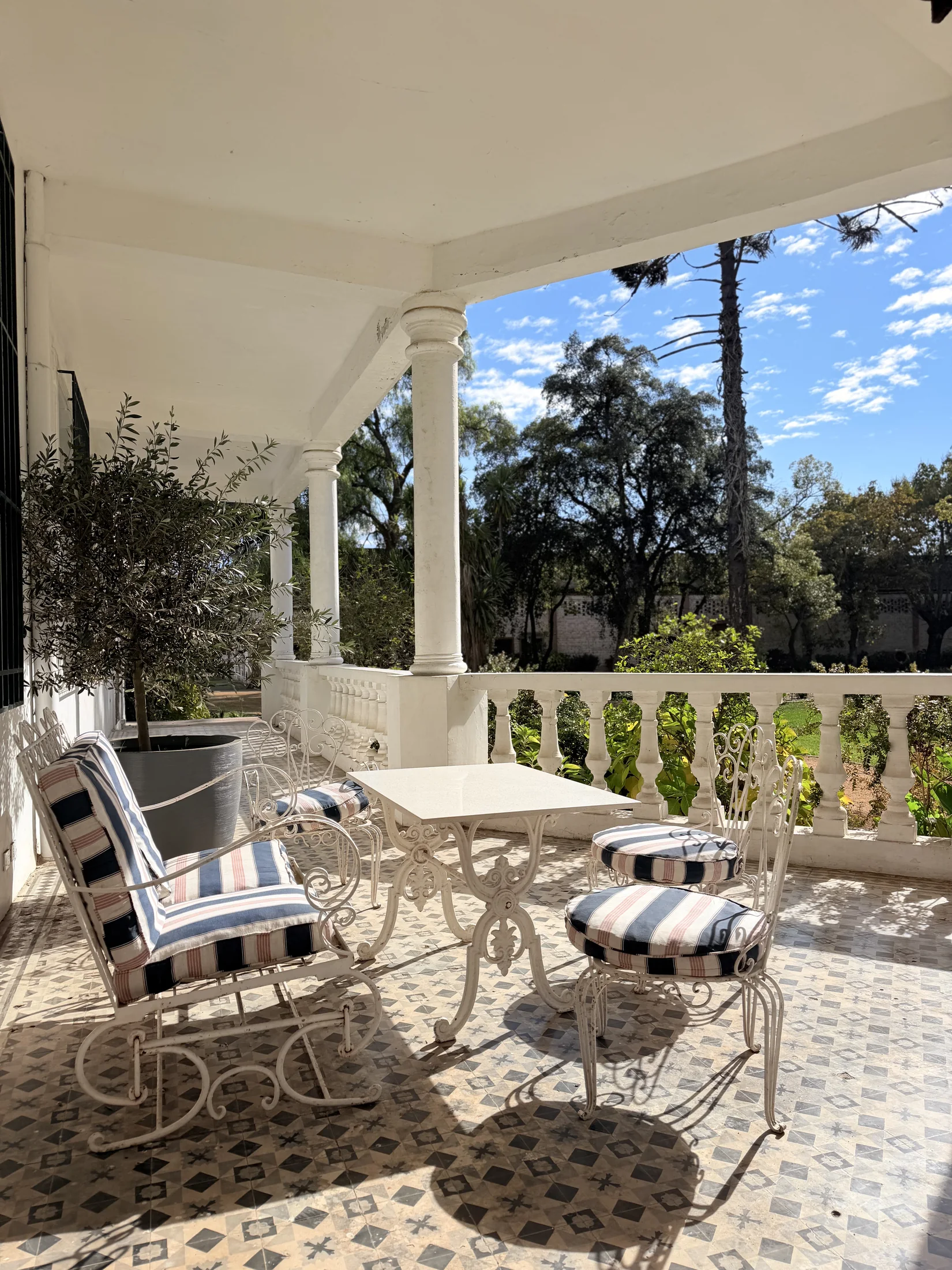 Terraza de la casona